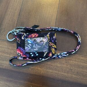 Vera Bradley wallet and lanyard